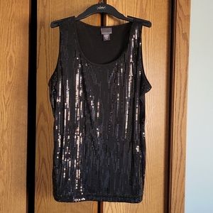 NWT Covington Sequin Front Tank SZ XL